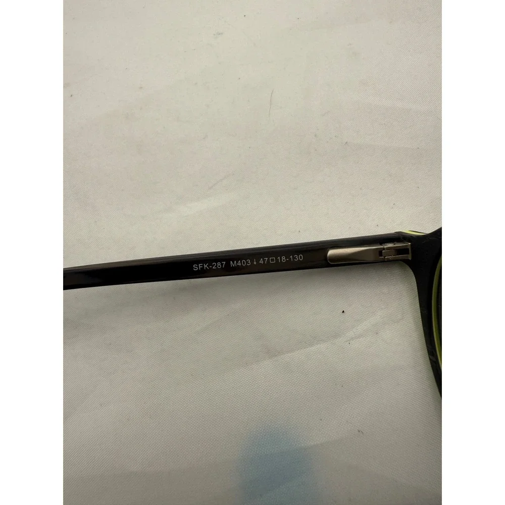 Superflex Kids Eyeglasses‎ Frames Black Woodgrain Handmade Acetate New